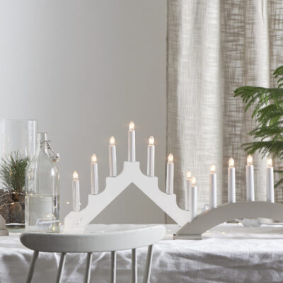 Świąteczna dekoracja okienna ADAGIO WHITE  