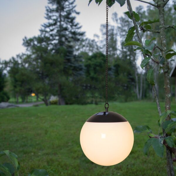 Lampion ogrodowy z baterią solarną GLOBUS SOLAR  