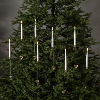 Świąteczny dekoracyjny LED świecznik TREE FLAMME  